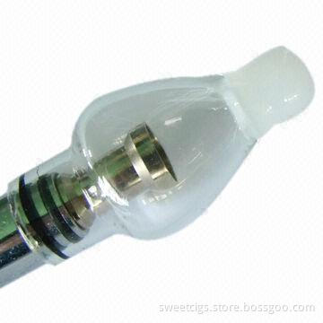 Glass Wax Vaporizer Atomizer for Dry Herb and Oil Wax, Sized 22.8 x 64mm